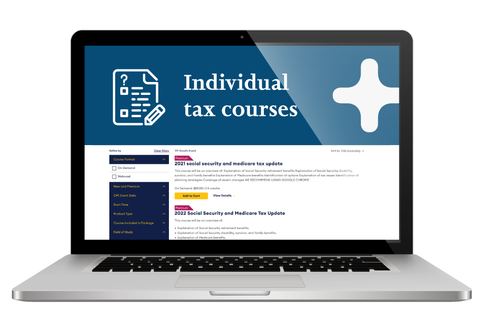 Tax Prep Individual Courses
