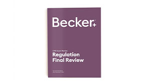 Becker CPA Exam Regulation Final Review