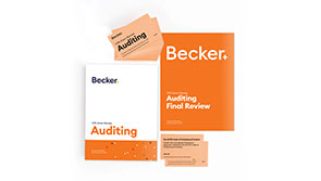 Get prepared for the CPA exam with the Becker Auditing and Attestation CPA Exam Review package.
