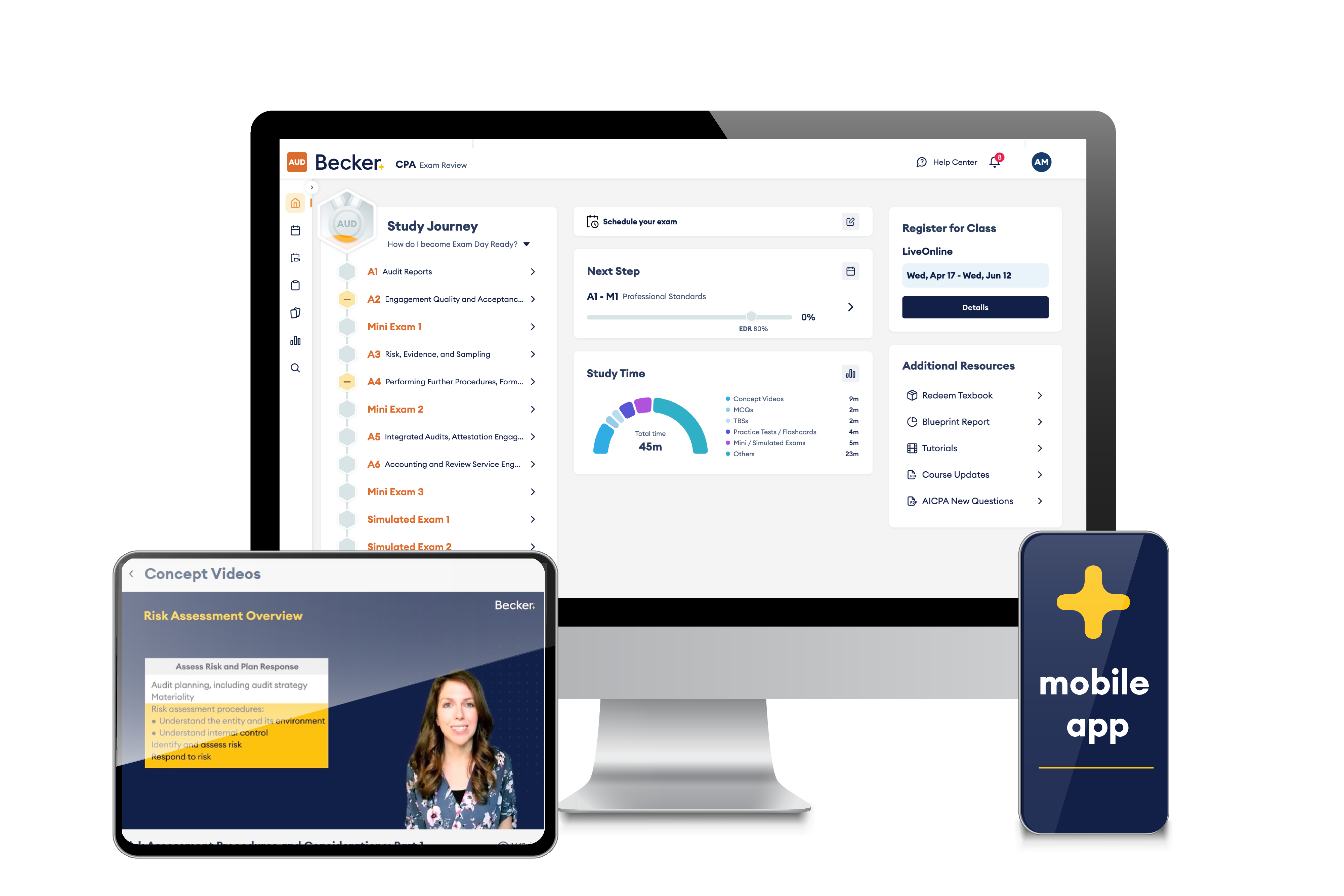 CPA Exam Review Course Advantage Package | Becker