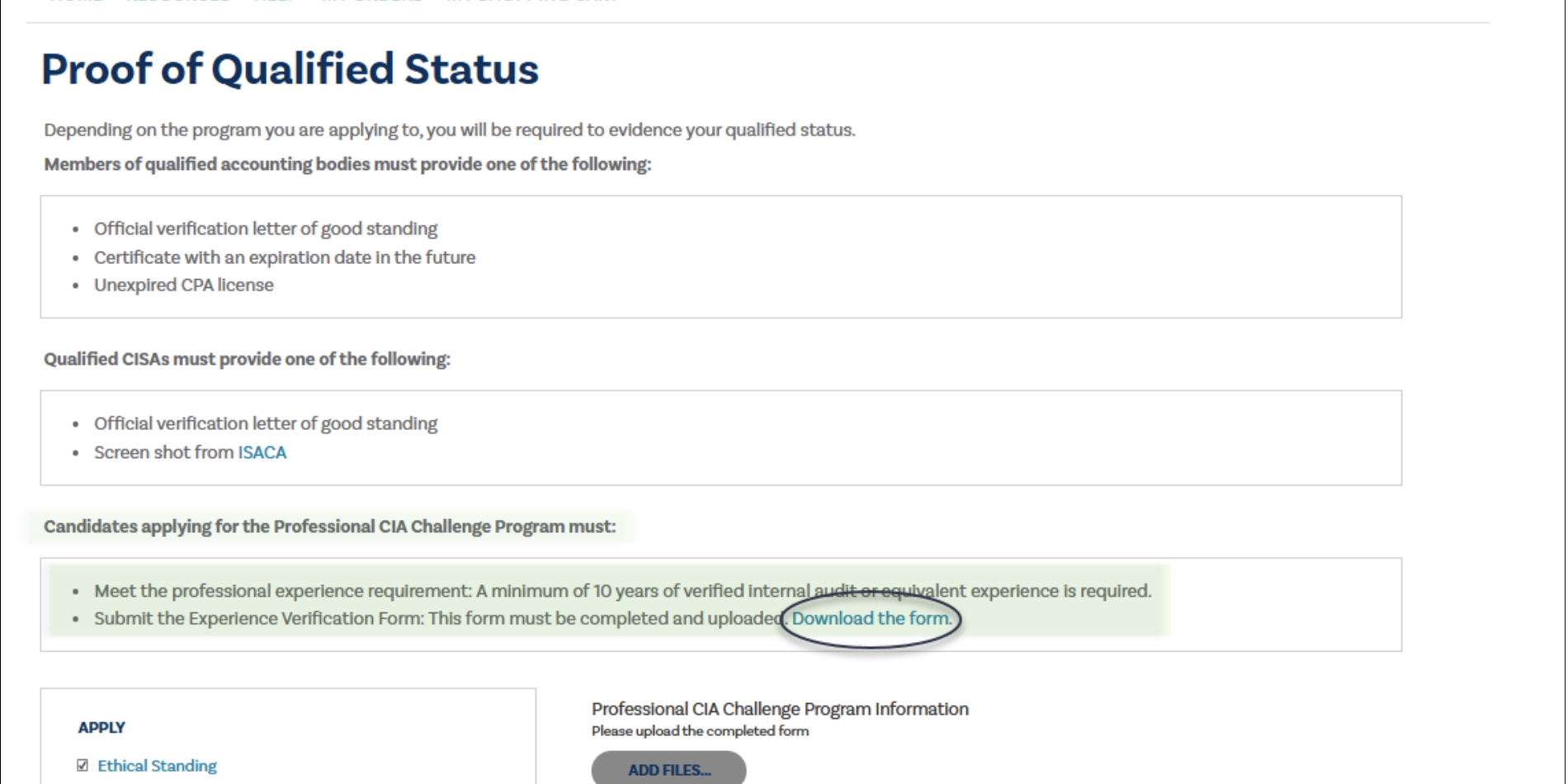 Step 5 Challenge Experience Pathway