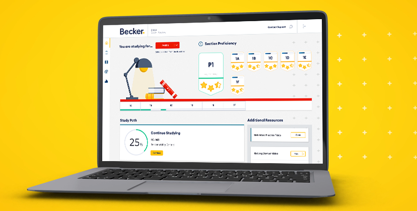 CMA Exam Review product on tablet