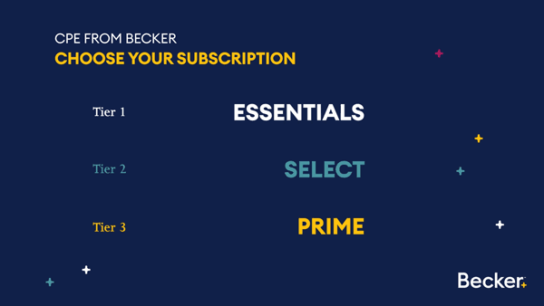 BECKER CPE SUBSCRIPTIONS