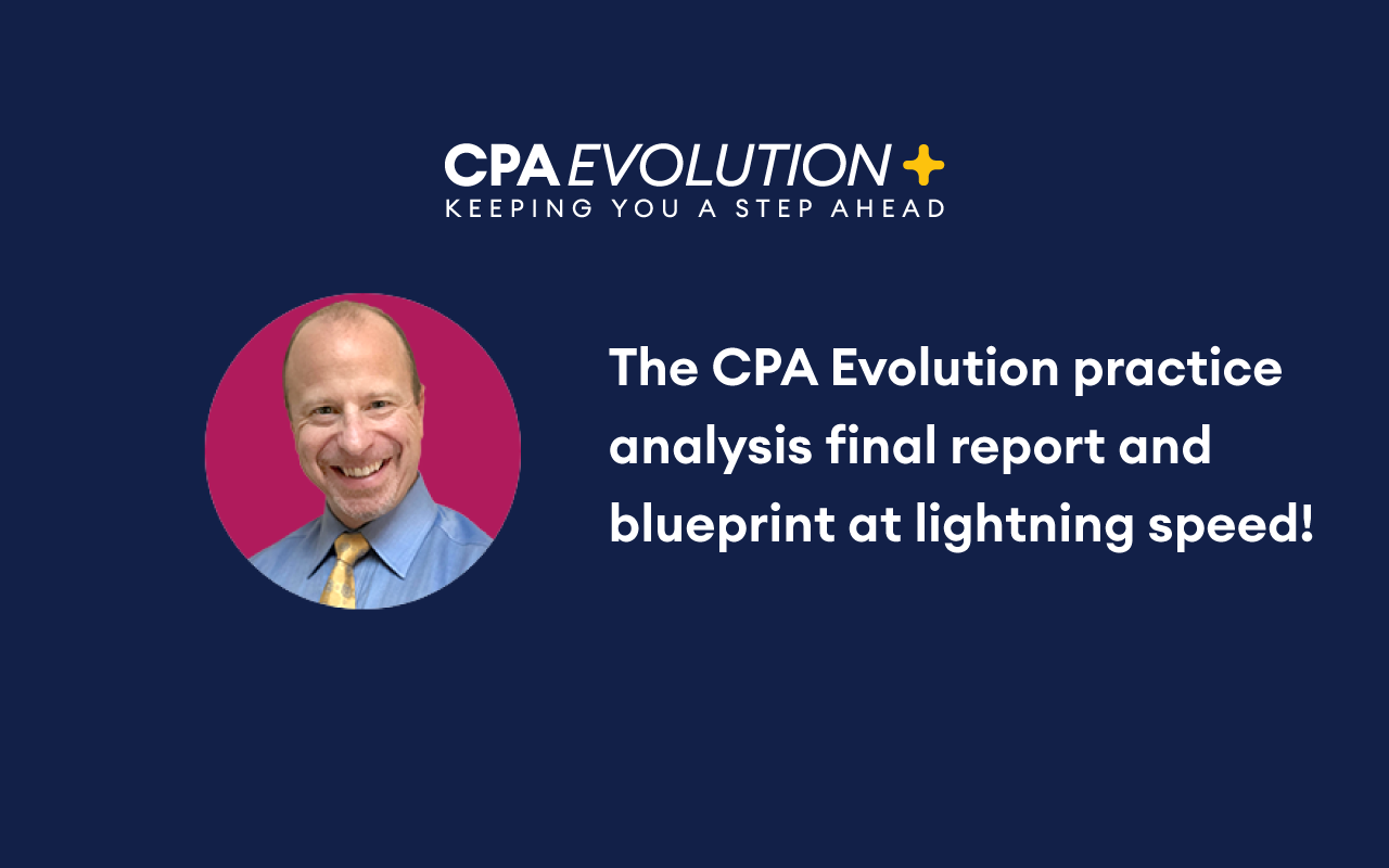 CPA Evolution practice analysis final report and blueprint