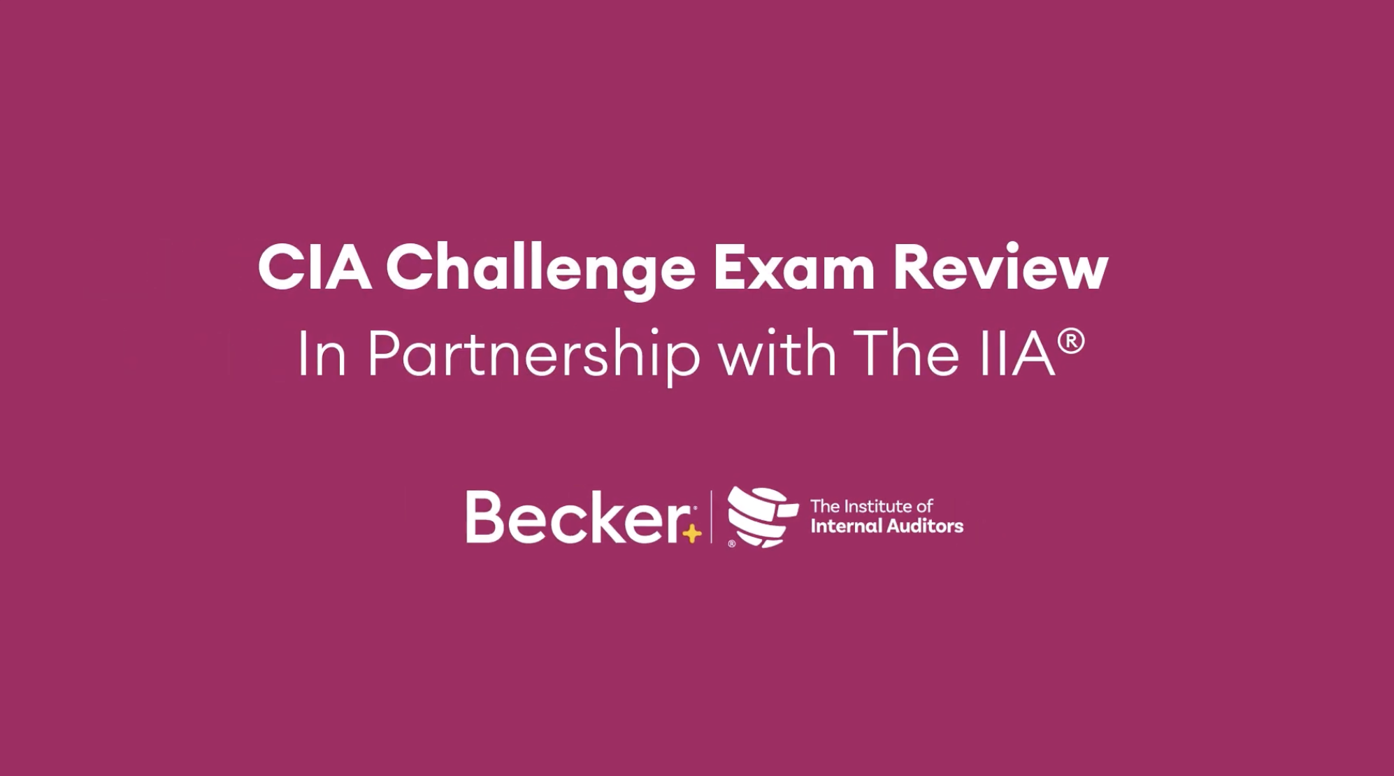 challenge exam video title