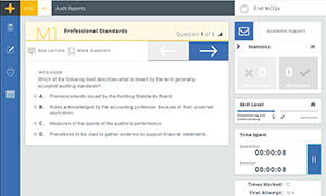 CPA Exam Review interface image