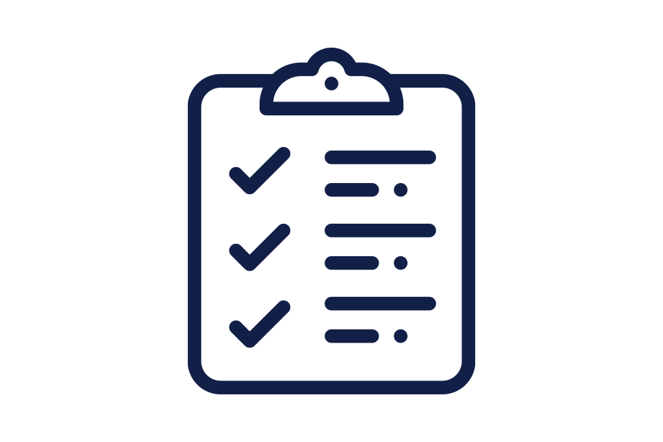 Icon of a clipboard