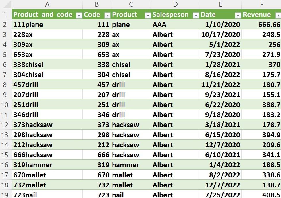  "Clean" Excel data in spreadsheet