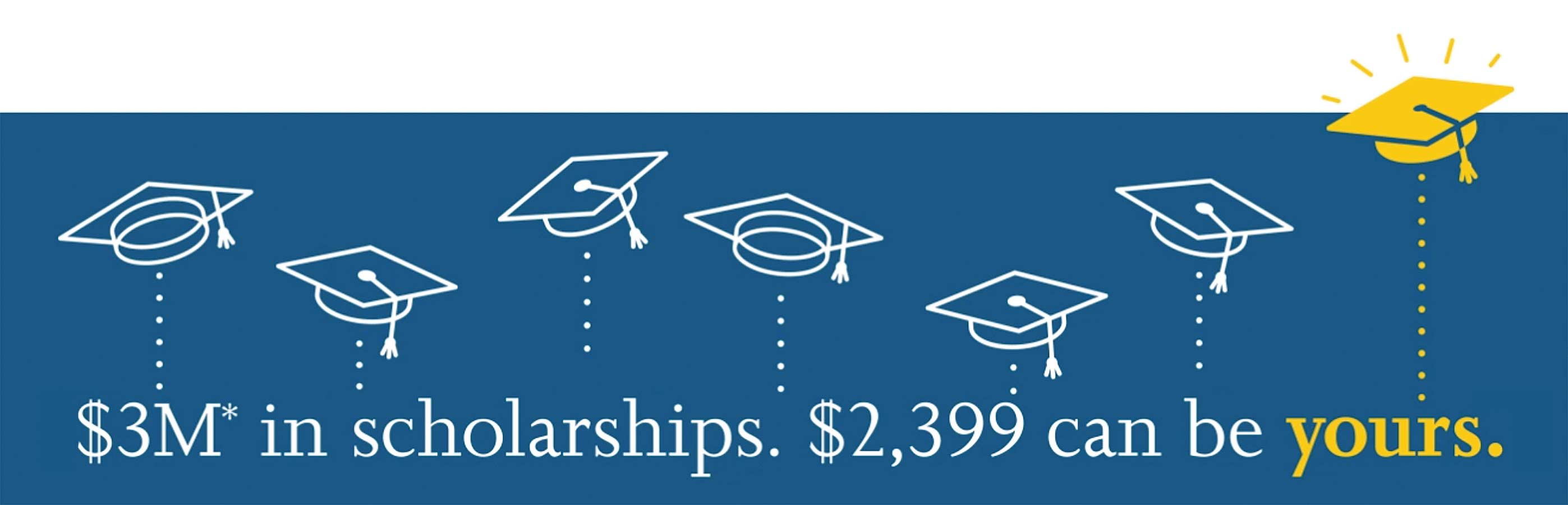3 Million in scholarships could be yours!