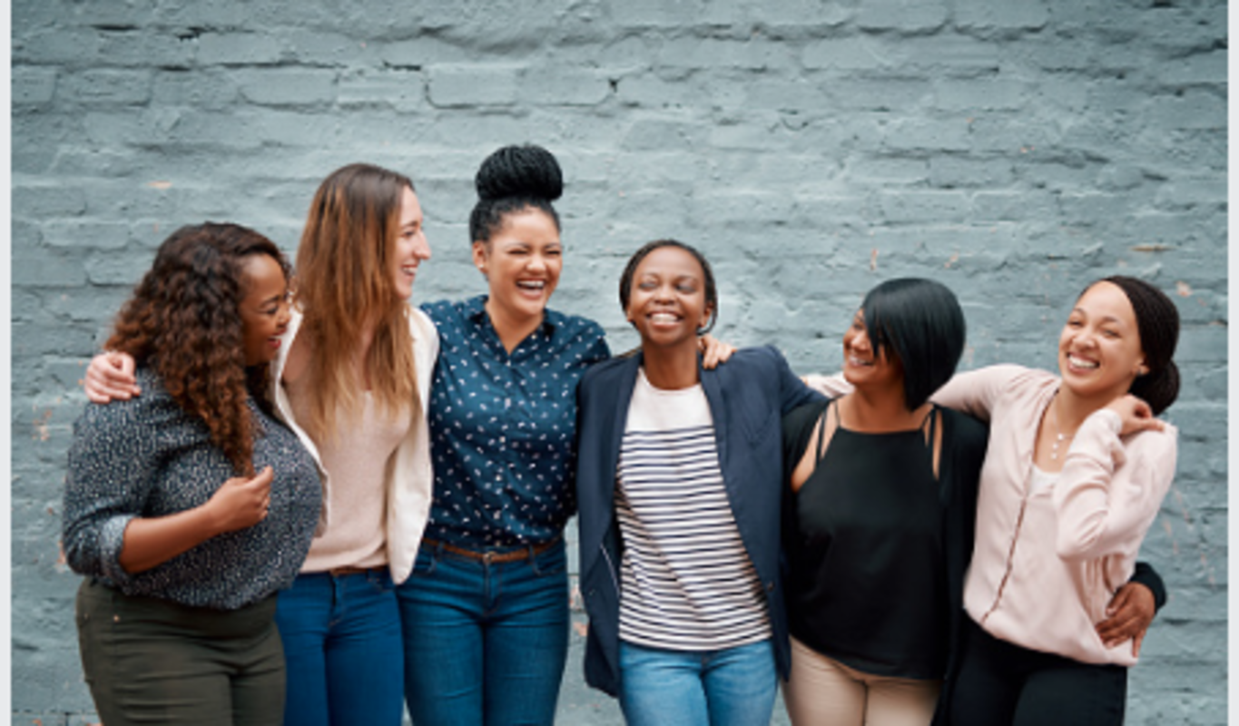 Women of color laughing