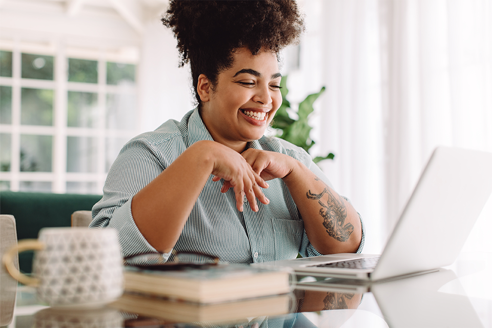 Woman Smiling