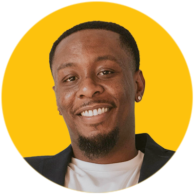 Hollis Fullilove headshot with yellow background