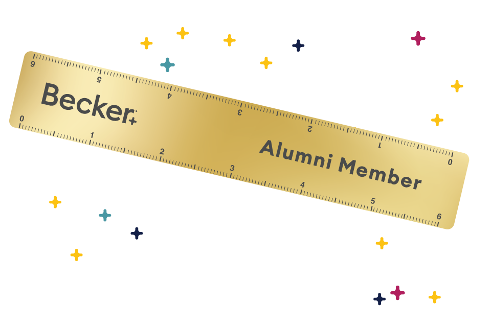 Becker Alumni Member ruler