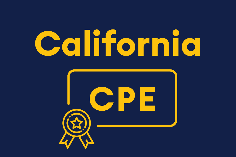 california cpe logo with blue ribbon