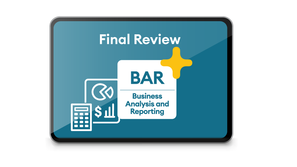 final review business analysis and reporting