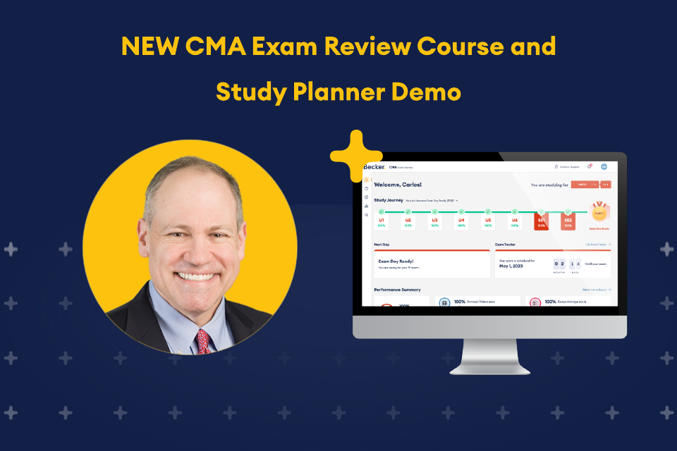 FREE CMA Course and Study Planner Demo and picture of Mike Brown