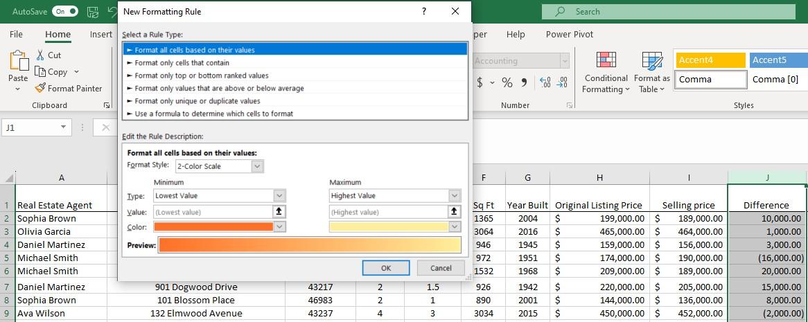 Excel conditional formatting formula image 2