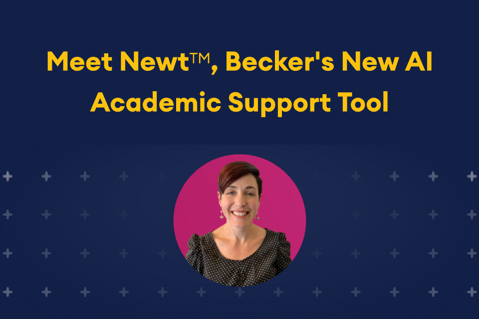 Meet Newt, Becker's New AI Academic Support Tool