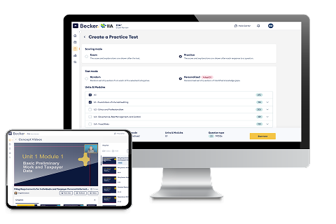 cia challenge exam laptop