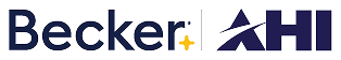 Becker AHI logo lockup