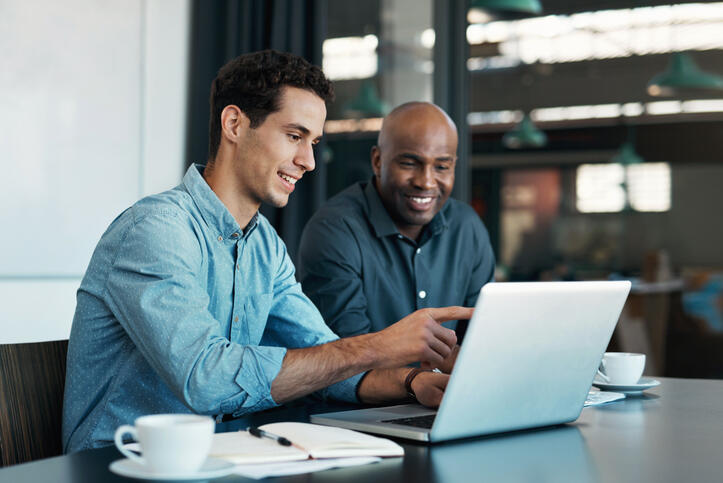 Man preparing taxes and he has a PTIN 