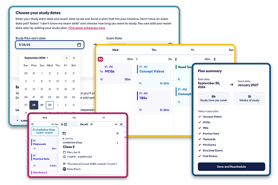 images of updated study planner
