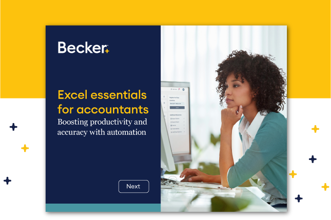 Excel essentials for accountants | Becker